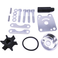 Water Pump Impeller Repair Kit for Yamaha 3HP  - 3MSHQ 3ML 3MLHT 3MSHA 3MSH Outboard Engine - 6L5-W0078-00 - RCMA